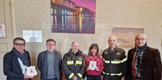 Il saluto del Comandante Provinciale dei Vigili del Fuoco a Faenza