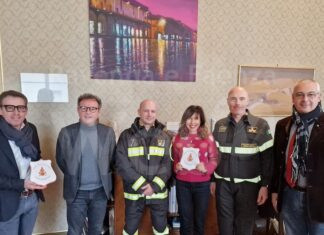 Il saluto del Comandante Provinciale dei Vigili del Fuoco a Faenza