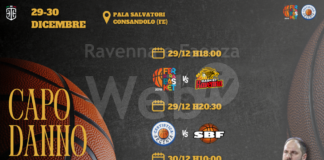 Basket Ravenna: Lo scrimmage dell’OraSì contro Ferrara 2018 a Consandolo