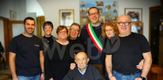 Festeggiati a Bagnacavallo i 100 anni di Renato Melandri