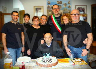 Festeggiati a Bagnacavallo i 100 anni di Renato Melandri