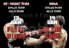 Adrenalina Fight Night e In The Cage, al via l’evento dedicato alle arti marziali
