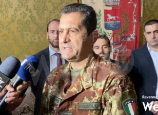 Il commissario Figliuolo in visita in Bassa Romagna