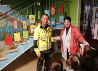 Massa Lombarda: la Protezione Civile dona 315 euro e materiale didattico alla scuola San Giacomo