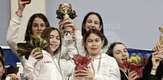 Le ragazze della scherma faentina campionesse regionali a squadre