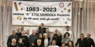 Si incontrano dopo 40 anni dal diploma la classe 5°A Geometri Ravenna e sostengono “Il volo di Martina”