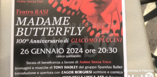 Madame Butterly al Teatro Rasi, uno spettacolo di beneficenza per i bambini che subiscono violenze