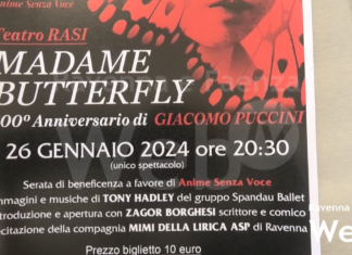 Madame Butterly al Teatro Rasi, uno spettacolo di beneficenza per i bambini che subiscono violenze