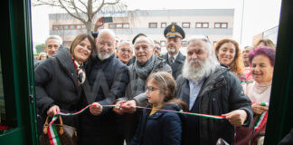Stefano Bonaccini ha inaugurato la cucina popolare di Cervia