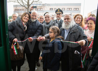 Stefano Bonaccini ha inaugurato la cucina popolare di Cervia