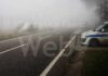 Incidente a Piangipane, causa la nebbia