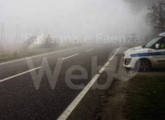 Incidente a Piangipane, causa la nebbia