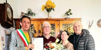 Massa Lombarda: festeggiati i 101 anni di Aldo Emilio Rossi