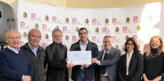Donazione di GiovinBacco grazie al service Lions Club Ravenna Bisanzio e alla cena solidale, sul conto di solidarietà per i colpiti dagli eventi calamitosi