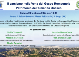 CAI Lugo organizza l’evento ‘Il carsismo nella Vena del Gesso, patrimonio dell’Unesco’