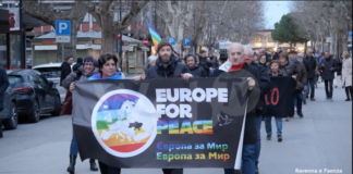 Corteo per la pace a Ravenna