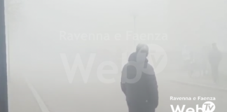 Oggi nebbia fitta nel ravennate