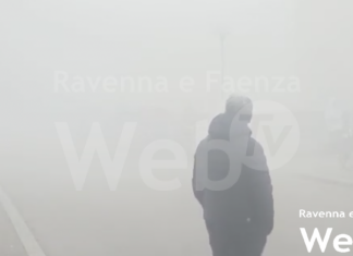 Oggi nebbia fitta nel ravennate