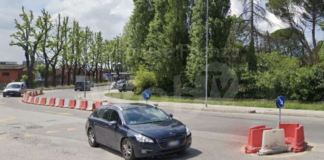 Cantiere per realizzare la rotonda di via Piano Caricatore, viale Masi e viale De Pinedo a Lugo, incontro con le realtà produttive del comparto