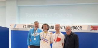 Atletica 85 Faenza a podio ai campionati italiani master di marcia e organizzatrice dei campionati di lanci