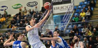 Basket: I Blacks vincono al supplementare con Fabriano