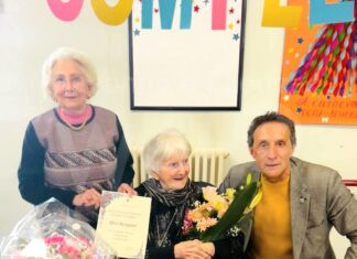 A Massa Lombarda è festa per le 100 primavere di Afra Bergami