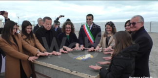Inaugurato il cantiere della nuova spiaggia di Punta Marina per le persone con disabilità