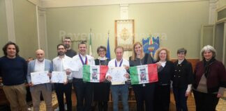 Il Comune di Russi ha premiato i campioni del Romagna Shooting Club di Godo