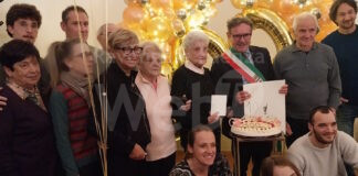 Mina Zinzani spegne cento candeline