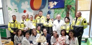 Uova Pasquali per le Pediatrie di Ravenna Faenza e Lugo donate dal Centro Volontari Protezione Civile di Faenza