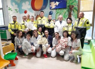 Uova Pasquali per le Pediatrie di Ravenna Faenza e Lugo donate dal Centro Volontari Protezione Civile di Faenza