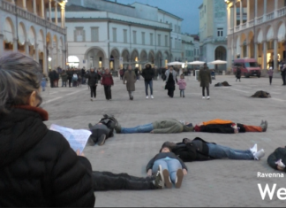 Azione teatrale contro tutte le guerre a Faenza