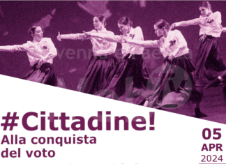 #Cittadine! Alla conquista del voto, il 5 e 6 aprile spettacolo di danza al teatro Alighieri