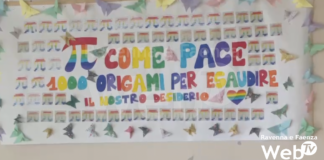 “π come la pace: 1000 origami per esaudire il nostro desiderio”, la bella impresa degli alunni della Primaria Muratori