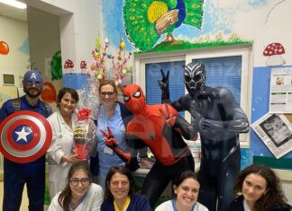 Donate Maxi Uova di Pasqua consegnate alle Pediatrie dell’Ausl Romagna da “The Marvel Friends”