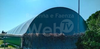 Nuova copertura per la tensostruttura dello stadio Muccinelli a Lugo