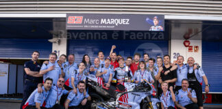 A Jerez sorride il Team Gresini: gran duello Marquez-Bagnaia