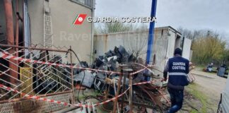 2000 metri quadrati di area di rifiuti sequestrati dalla Guardia Costiera di Ravenna