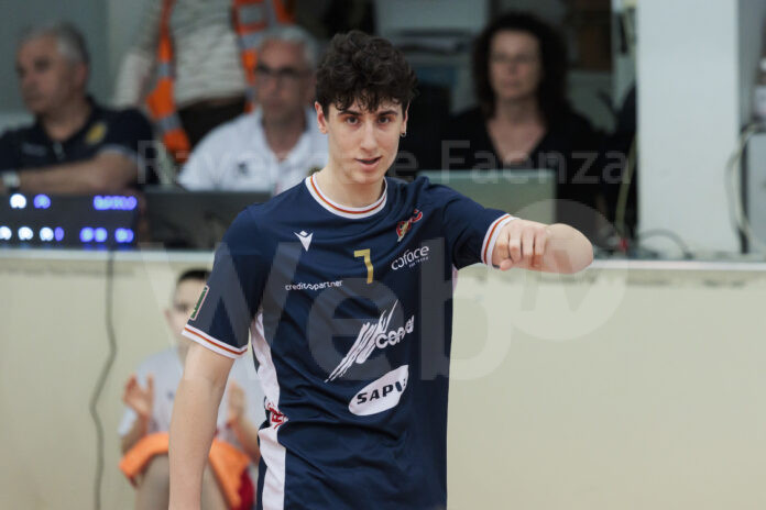 RAVENNA 6/04/2024.VOLLEY PALLAVLO - Play off A2, gara 3. Consar Porto robur costa Ravenna - Tinet Prata di Pordenone 3-0.