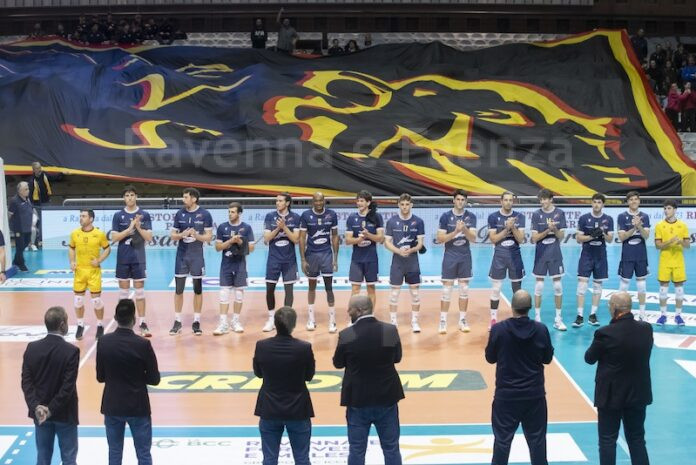 RAVENNA 28/03/2024. VOLLEY PALLAVLO - Play off A2. Consar Porto robur costa Ravenna - Tinet Prata di Pordenone