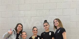 4 giovani atlete di Edera Ritmica Ravenna volano dirette alla fase Nazionale del Campionato