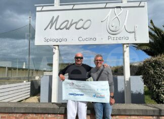 Il bagno 184 dona 2485 euro per i progetti di Cerviaman