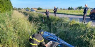 Russi: Perde il controllo dell’auto e finisce nel fosso. Due i feriti trasportati a Cesena