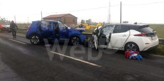 Ultima ora: Sant’Alberto scontro frontale tra due auto: un morto e tre feriti