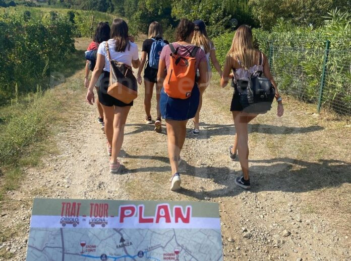 Enoturisti in cammino