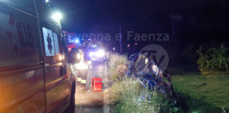 Auto fuori strada a Gambellara. Quattro giovani feriti
