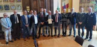 Firmato in Prefettura il protocollo d’intesa con l’ABI per la prevenzione della criminalità ai danni delle banche e della clientela