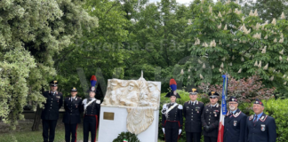 I Carabinieri ricordano la tragica morte di tre giovani colleghi