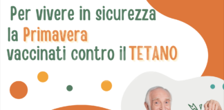 Per vivere in sicurezza la Primavera vaccinati contro il Tetano