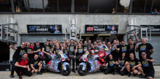 Il Team Gresini festeggia i 1000 gran premi con il secondo posto di Le Mans